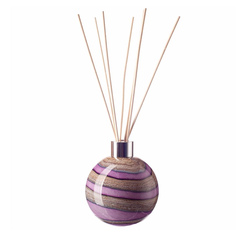 Amelia Art Glass Violet Sands Sphere Reed Diffuser £17.09